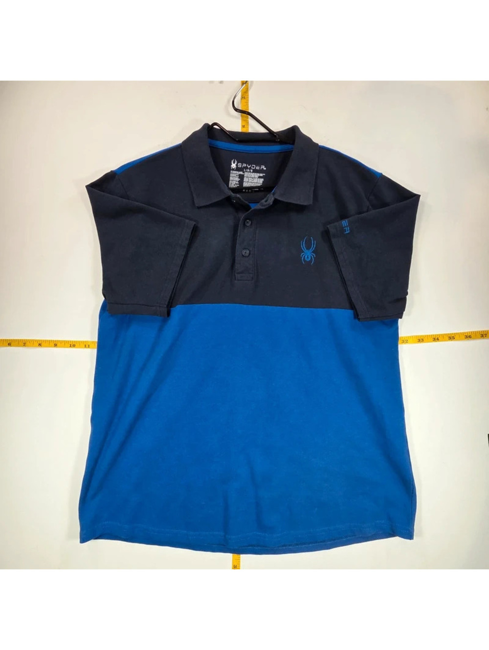 Spyder men's colorblock performance polo Large